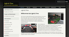 Desktop Screenshot of light-and-time.de