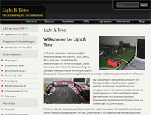 Tablet Screenshot of light-and-time.de